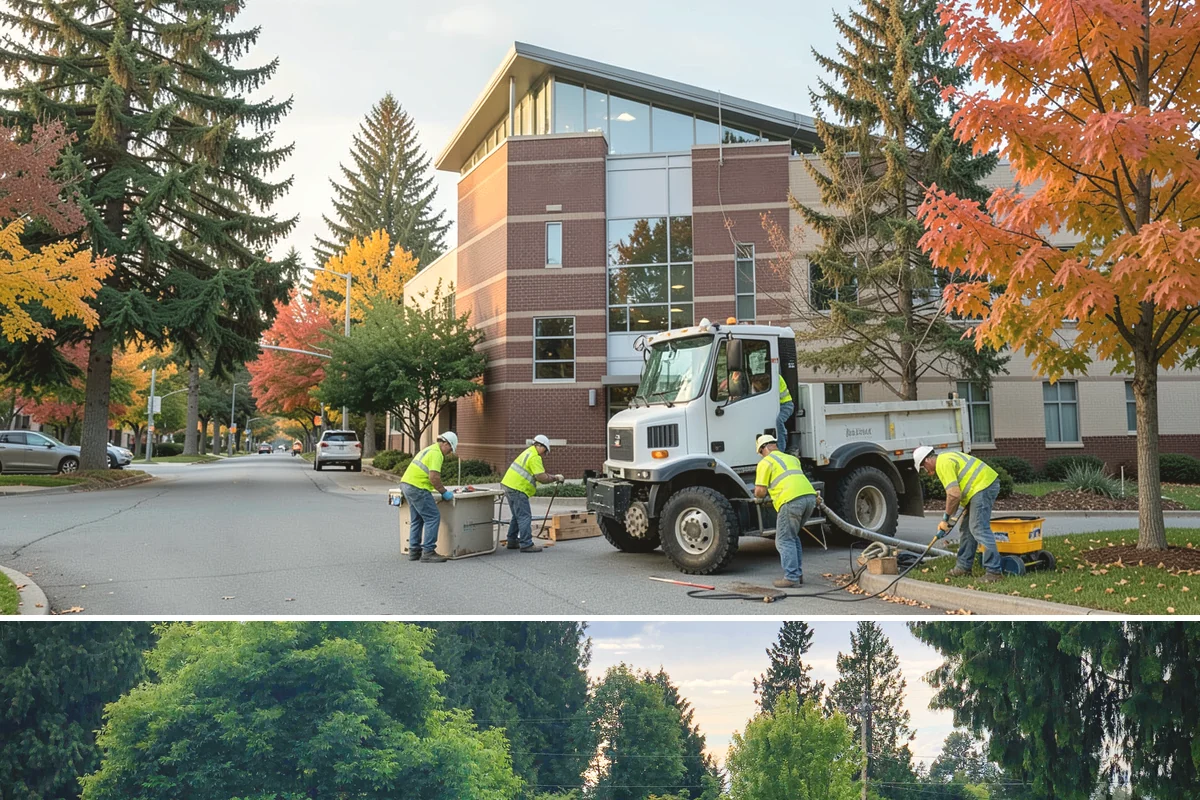 Park Restroom Cleaning in Bonney Lake, Pierce County, WA - Frequency increases through the busy summer months when park restroom use is highest.