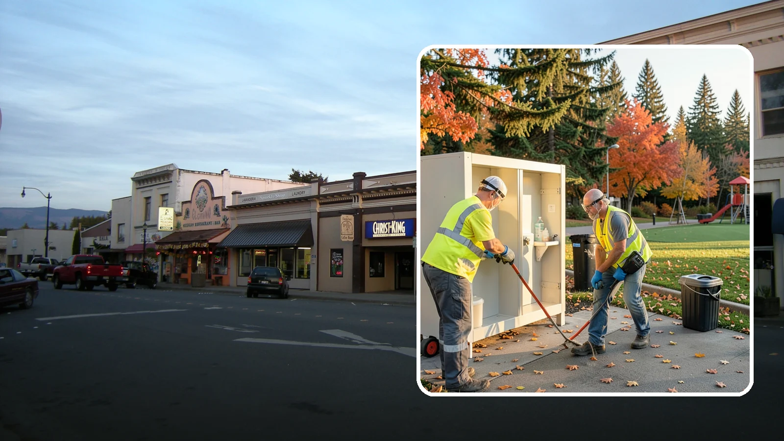 Park Restroom Cleaning in Burlington, Skagit County, WA - Sanitary cleaning and restocking of park restrooms that protects public health and reduces complaints.