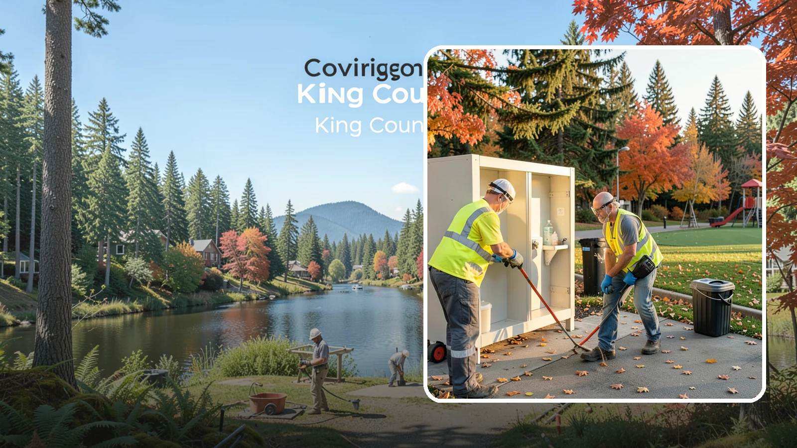 Park Restroom Cleaning in Covington, King County, WA - Sanitary cleaning and restocking of park restrooms that protects public health and reduces complaints.