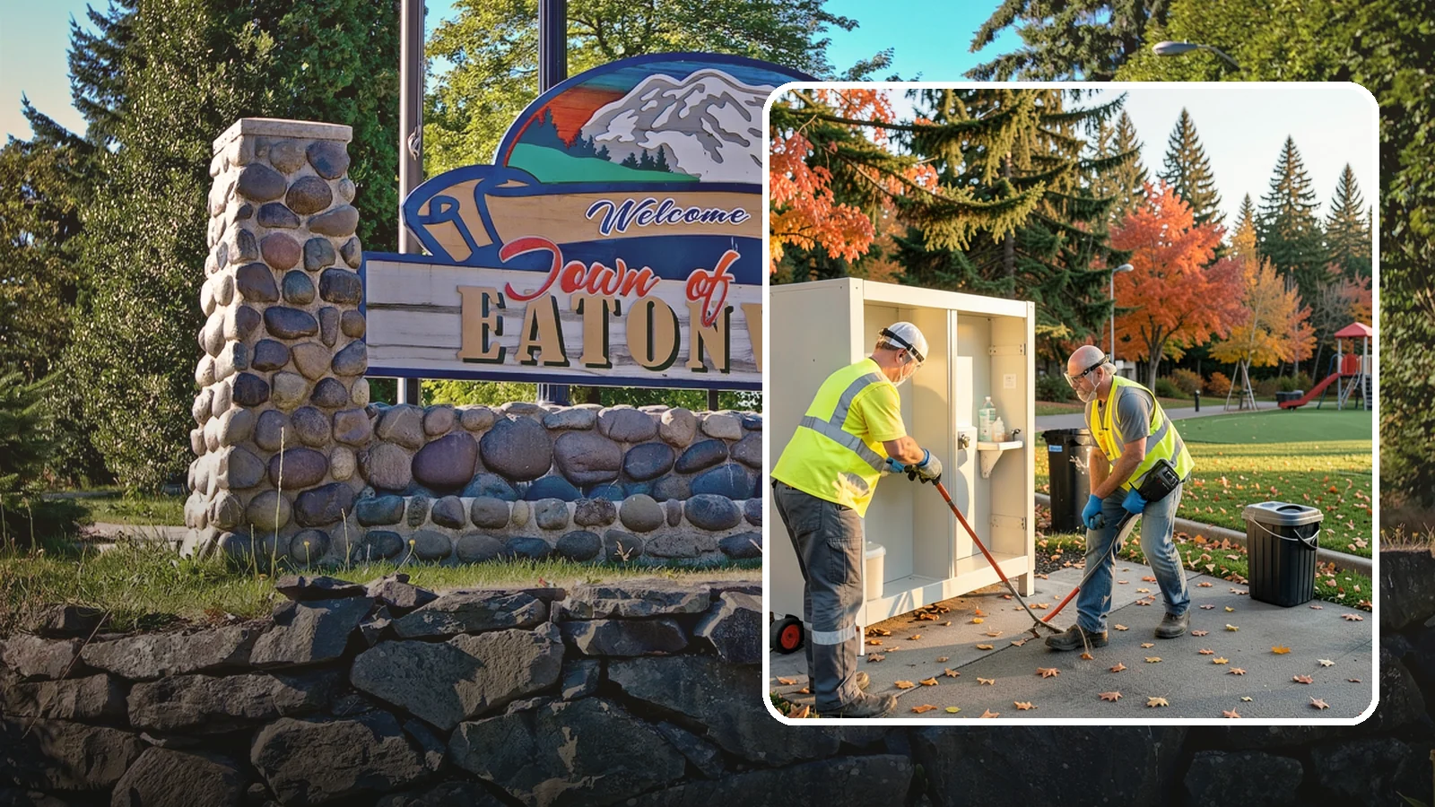 Park Restroom Cleaning in Eatonville, Pierce County, WA - Sanitary cleaning and restocking of park restrooms that protects public health and reduces complaints.