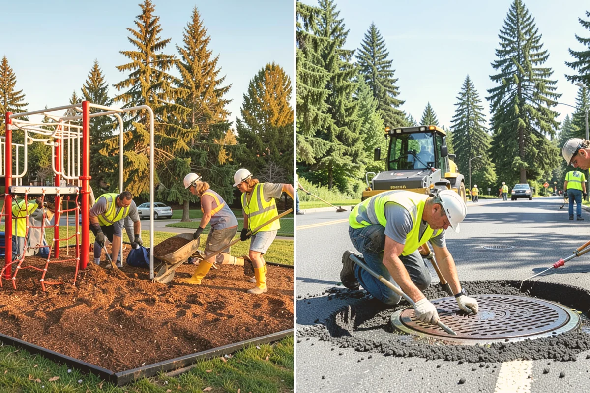 Park Restroom Cleaning in Edmonds, Snohomish County, WA - Set cleaning frequencies by restroom traffic and season