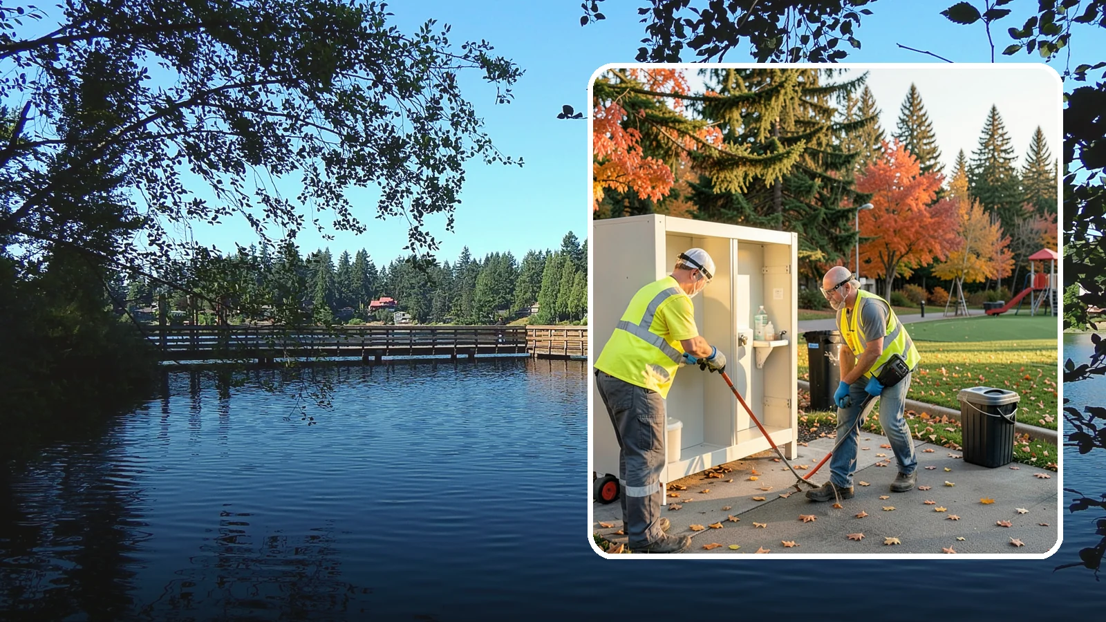 Park Restroom Cleaning in Federal Way, King County, WA - Sanitary cleaning and restocking of park restrooms that protects public health and reduces complaints.