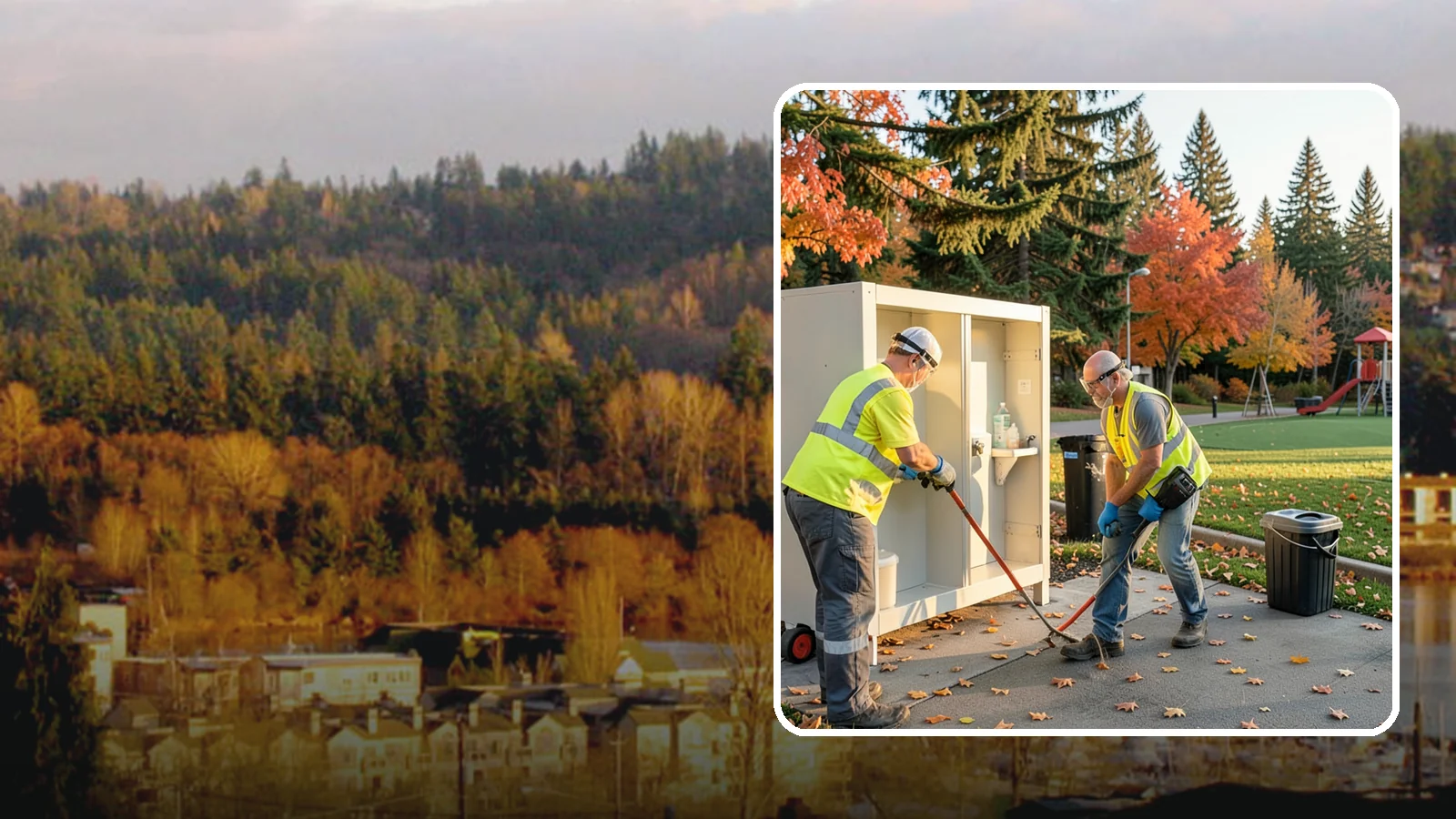 Park Restroom Cleaning in Kenmore, King County, WA - Sanitary cleaning and restocking of park restrooms that protects public health and reduces complaints.