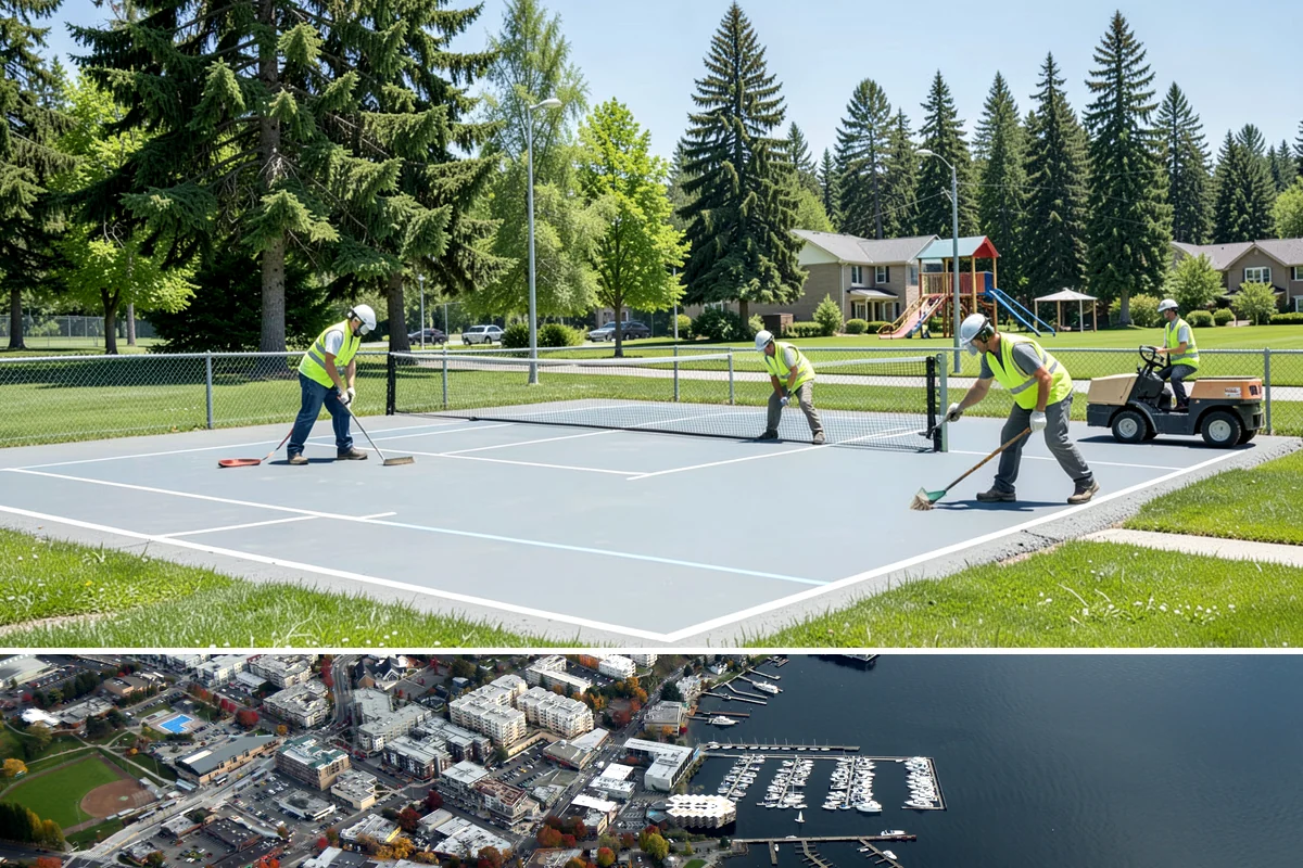 Park Restroom Cleaning in Kirkland, King County, WA - Frequency increases through the busy summer months when park restroom use is highest.