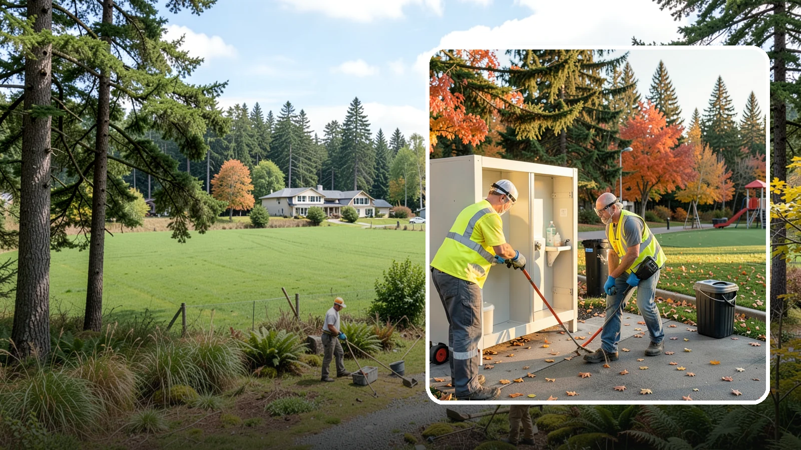 Park Restroom Cleaning in Lyman, Skagit County, WA - Sanitary cleaning and restocking of park restrooms that protects public health and reduces complaints.