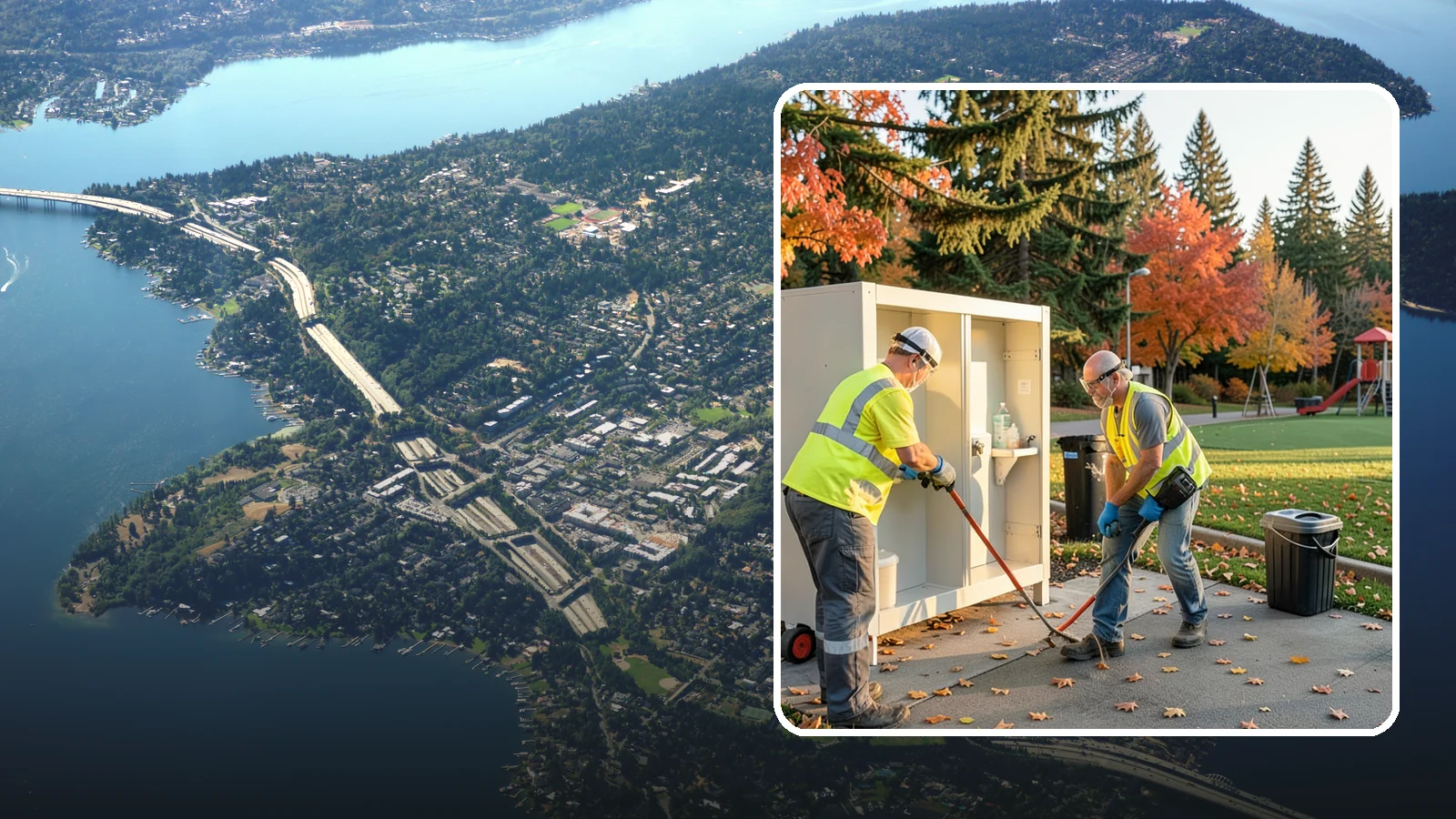 Park Restroom Cleaning in Mercer Island, King County, WA - Sanitary cleaning and restocking of park restrooms that protects public health and reduces complaints.