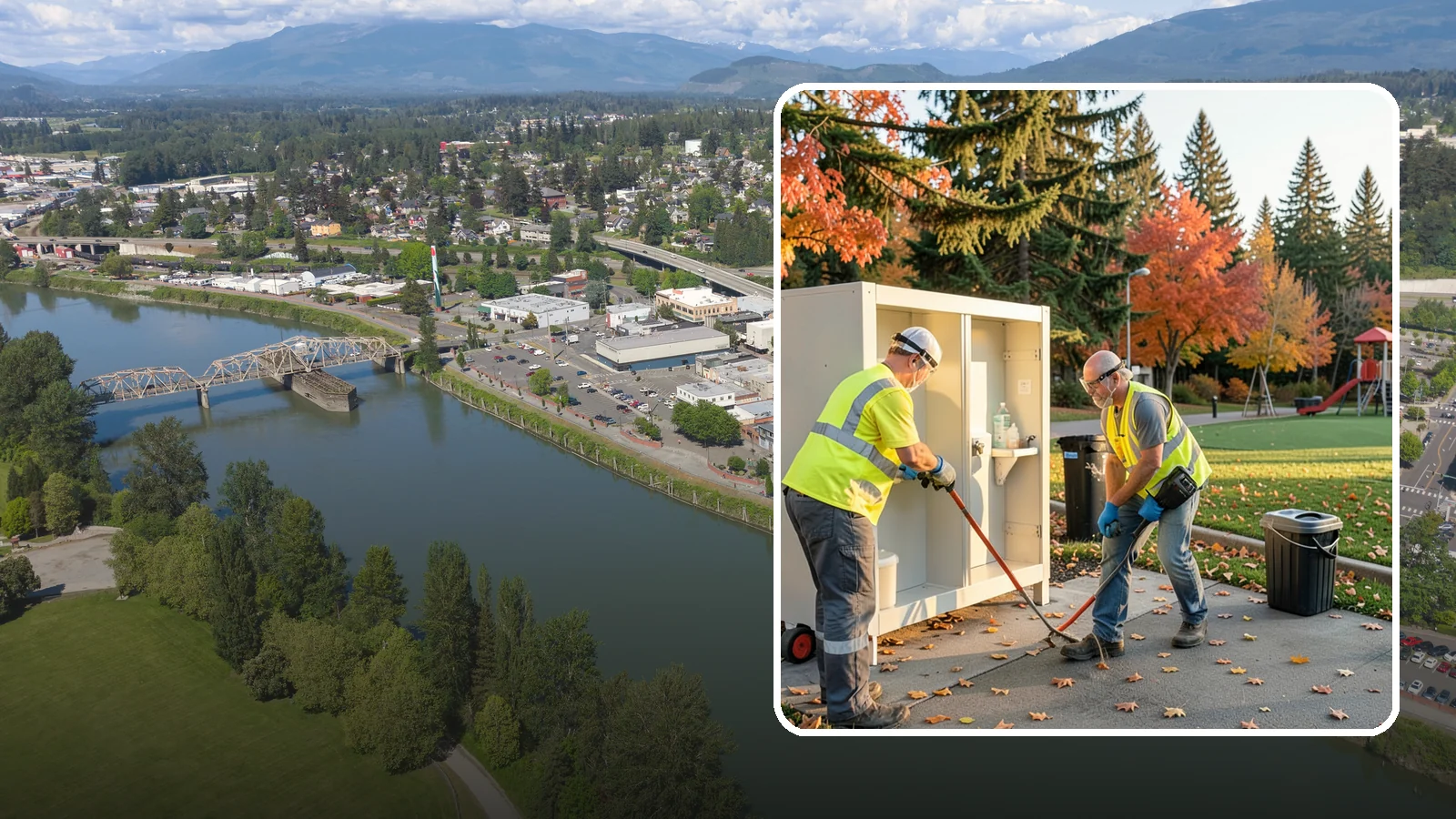 Park Restroom Cleaning in Mount Vernon, Skagit County, WA - Sanitary cleaning and restocking of park restrooms that protects public health and reduces complaints.