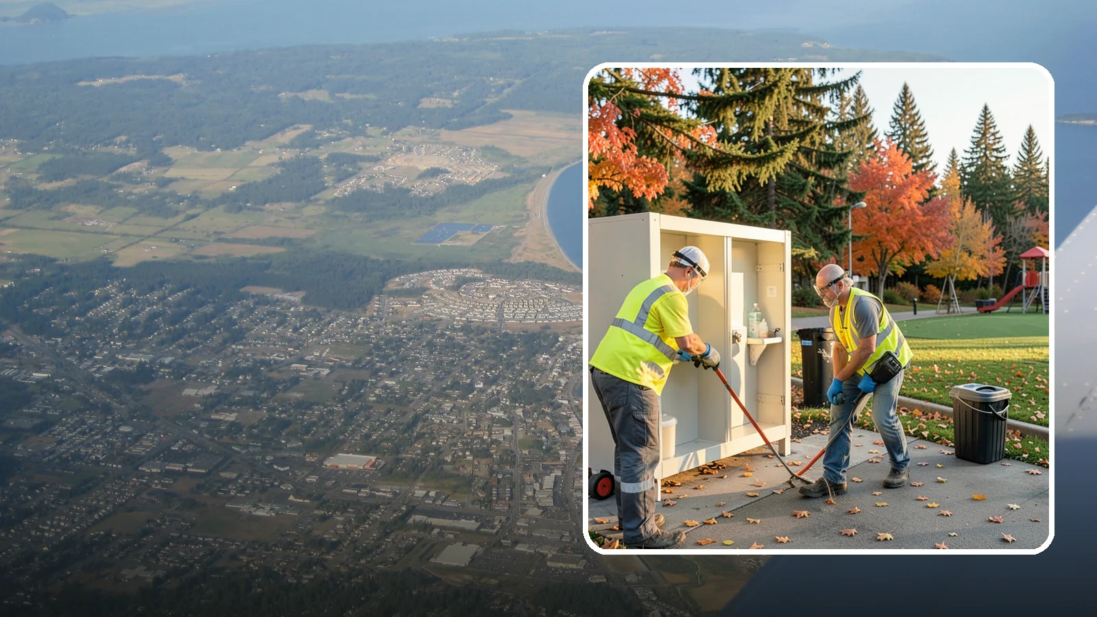 Park Restroom Cleaning in Oak Harbor, Island County, WA - Sanitary cleaning and restocking of park restrooms that protects public health and reduces complaints.