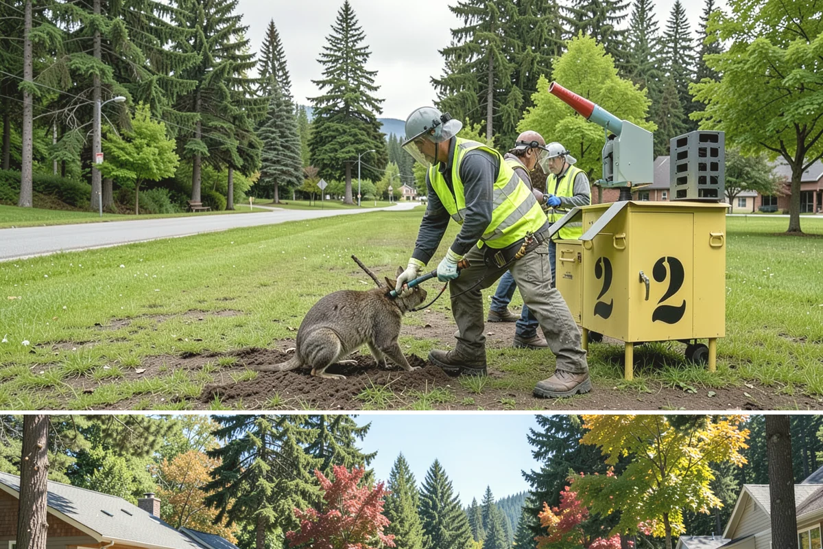 Park Restroom Cleaning in Orting, Pierce County, WA - Frequency increases through the busy summer months when park restroom use is highest.