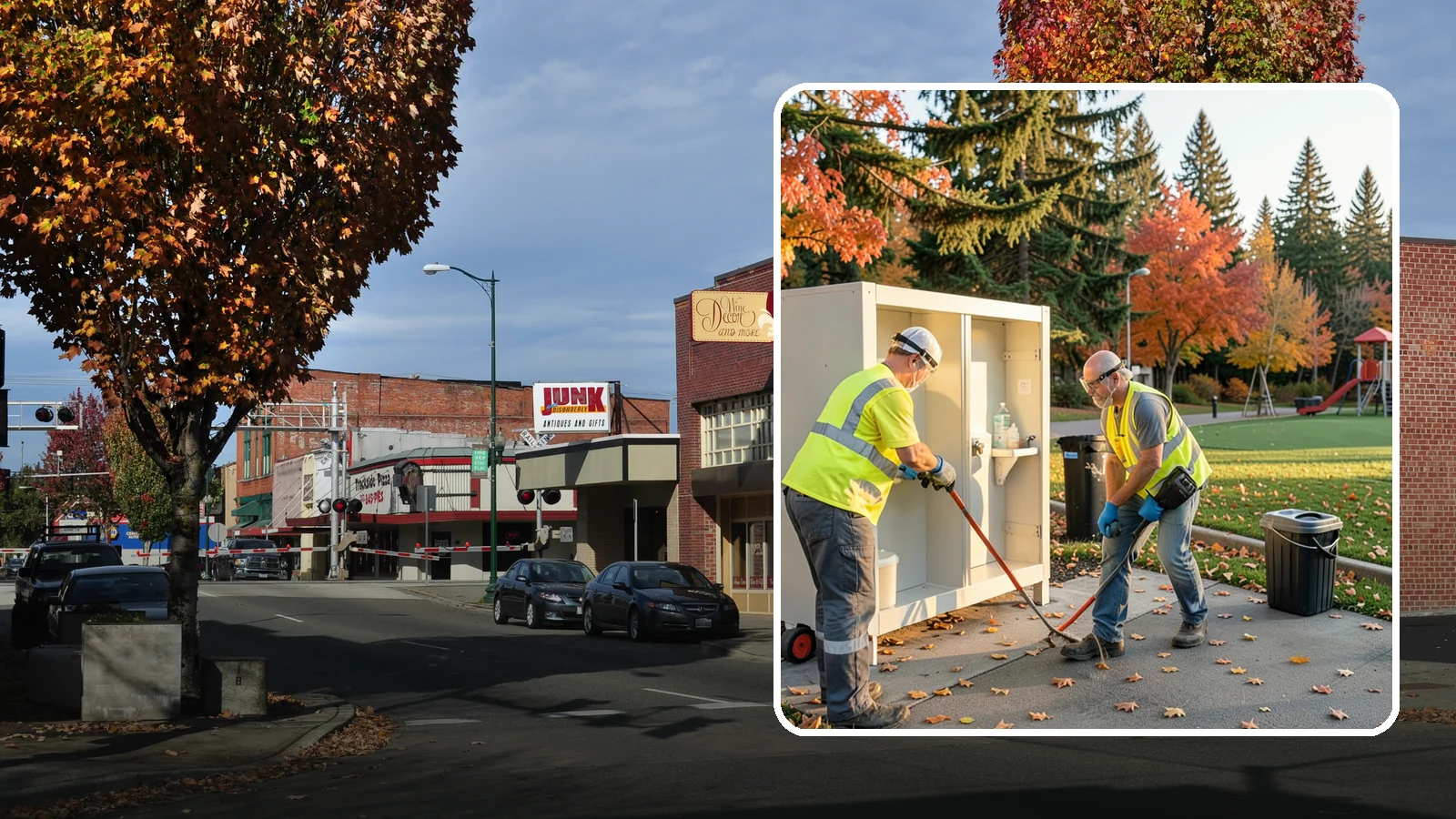 Park Restroom Cleaning in Puyallup, Pierce County, WA - Sanitary cleaning and restocking of park restrooms that protects public health and reduces complaints.