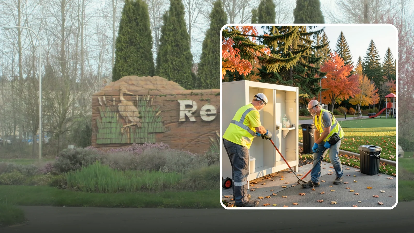 Park Restroom Cleaning in Renton, King County, WA - Sanitary cleaning and restocking of park restrooms that protects public health and reduces complaints.