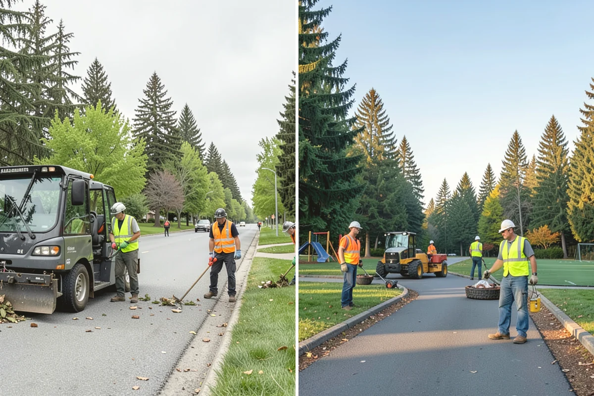 Park Restroom Cleaning in Ruston, Pierce County, WA - Set cleaning frequencies by restroom traffic and season