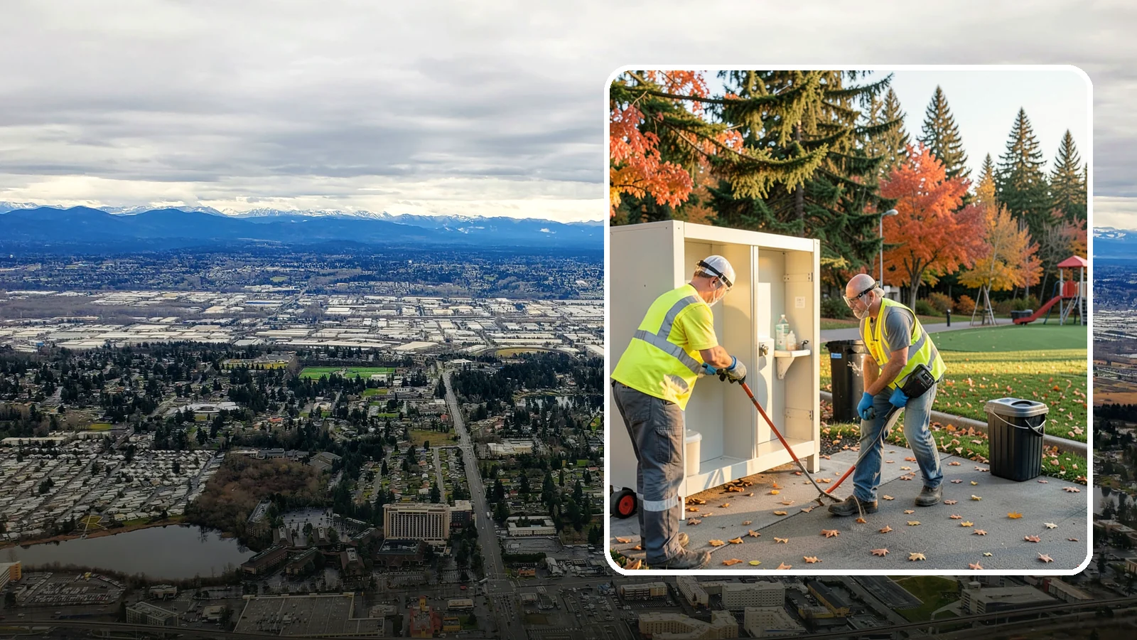 Park Restroom Cleaning in SeaTac, King County, WA - Sanitary cleaning and restocking of park restrooms that protects public health and reduces complaints.