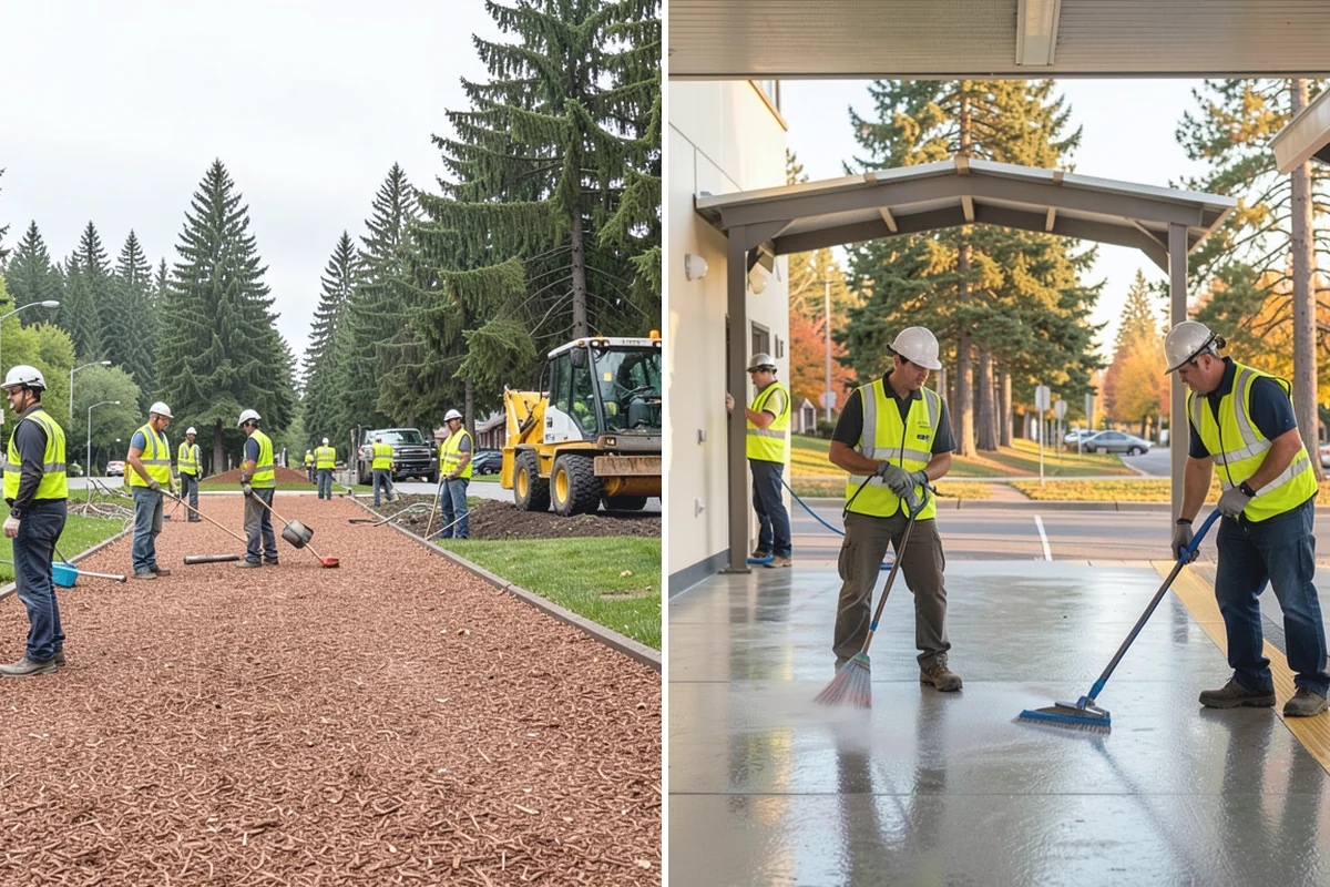 Park Restroom Cleaning in South Prairie, Pierce County, WA - Set cleaning frequencies by restroom traffic and season