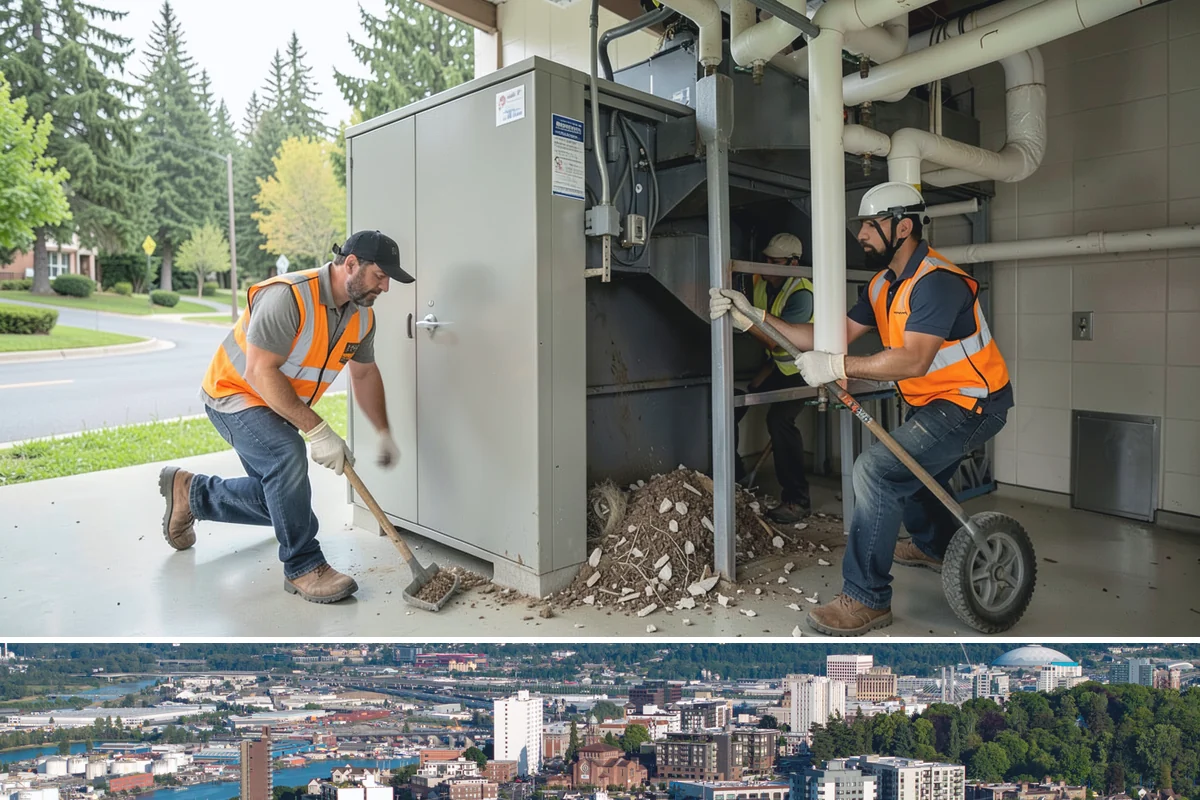 Park Restroom Cleaning in Tacoma, Pierce County, WA - Frequency increases through the busy summer months when park restroom use is highest.