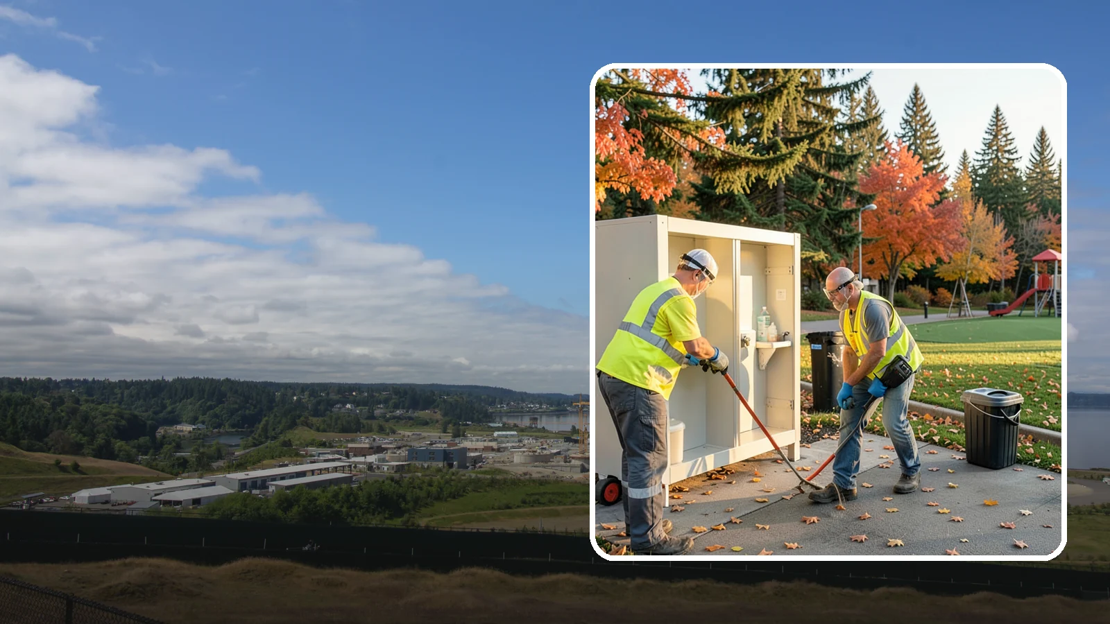 Park Restroom Cleaning in University Place, Pierce County, WA - Sanitary cleaning and restocking of park restrooms that protects public health and reduces complaints.