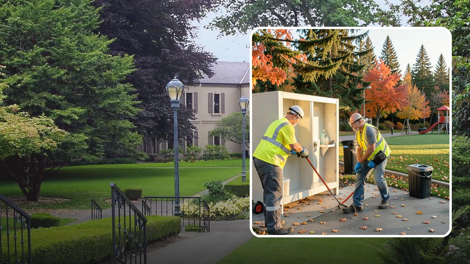 Park Restroom Cleaning in Woodinville, King County, WA - Sanitary cleaning and restocking of park restrooms that protects public health and reduces complaints.