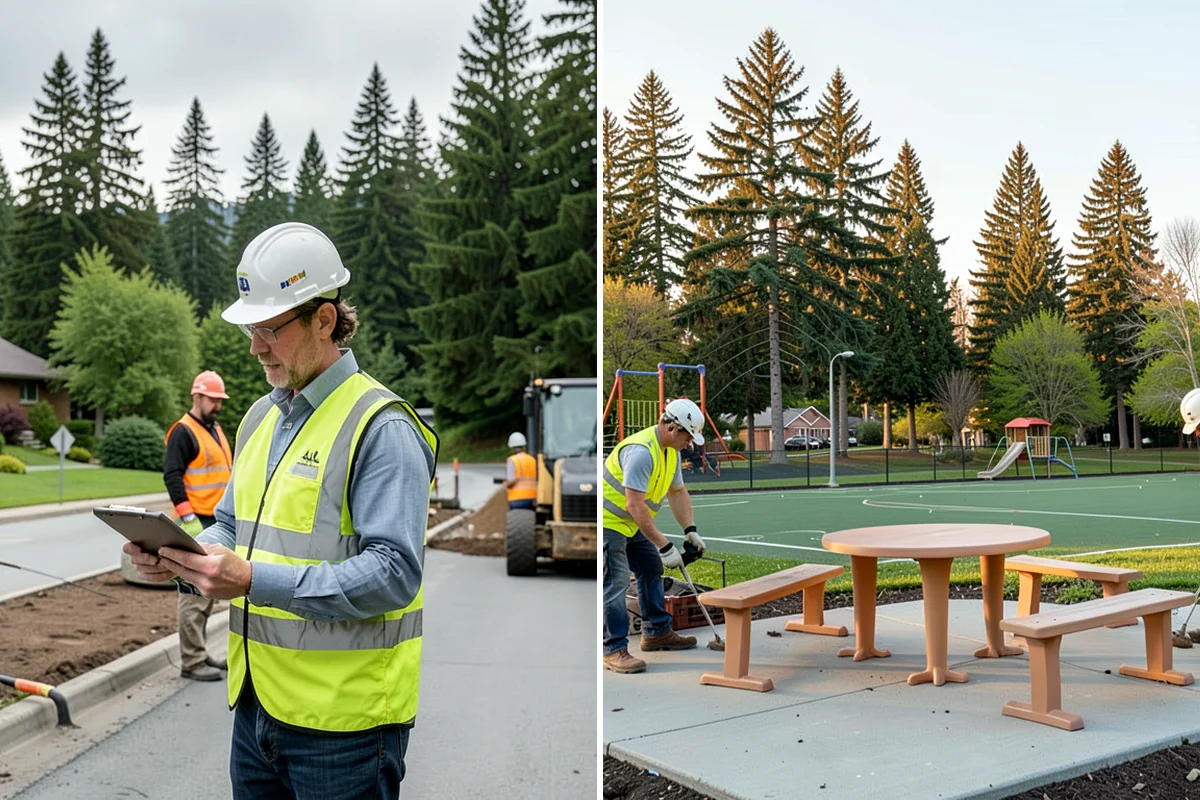 Park Signage in Enumclaw, King County, WA - Confirm sign types, copy, and brand standards with your department
