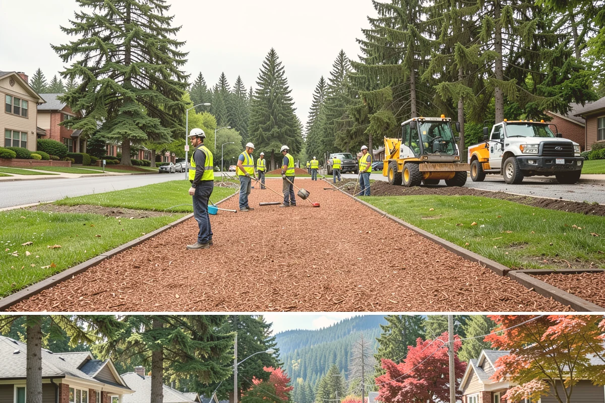Park Signage in Hunts Point, King County, WA - Fabrication runs year-round, and installation is commonly timed for the spring shoulder season so new signage is in place ahead...