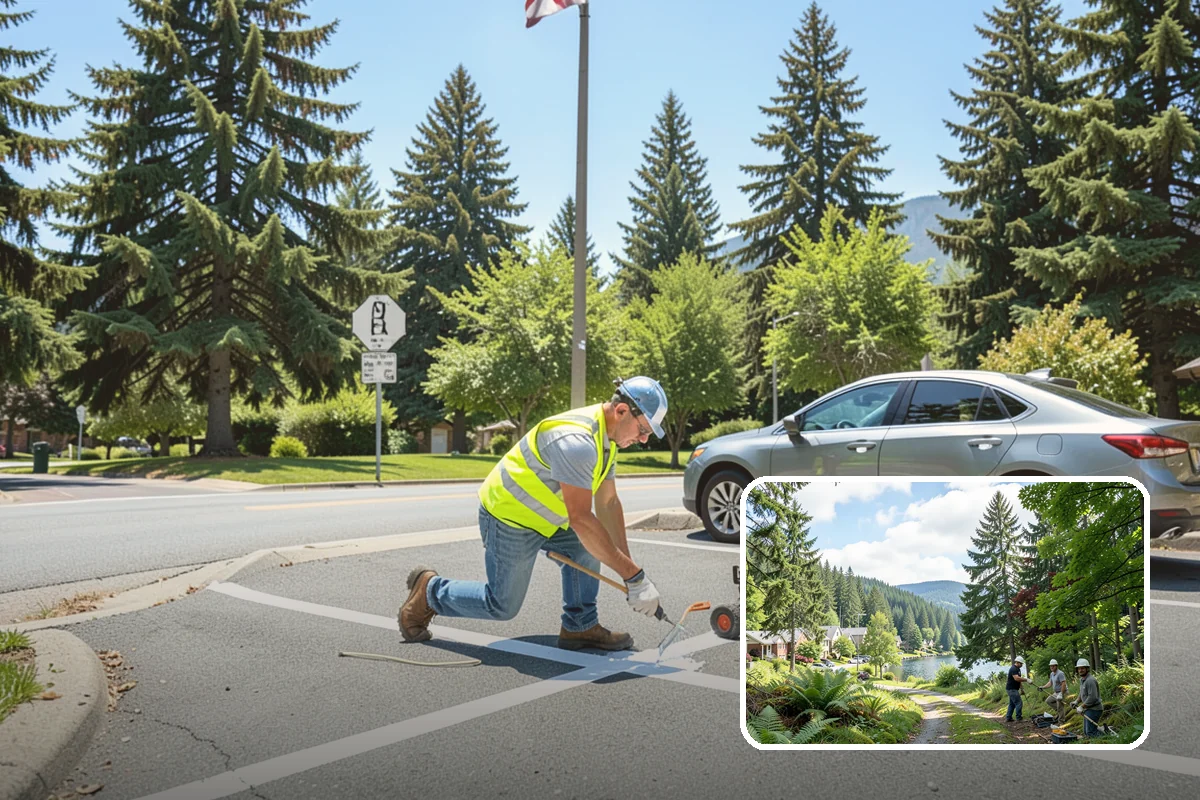 Park Signage in Lake Forest Park, King County, WA - Consistent park branding across every site in your system