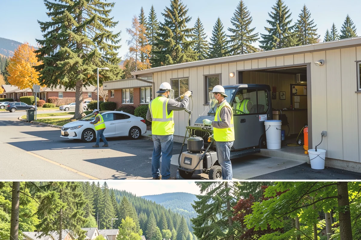 Park Signage in Lake Forest Park, King County, WA - Fabrication runs year-round, and installation is commonly timed for the spring shoulder season so new signage is in place ahead...