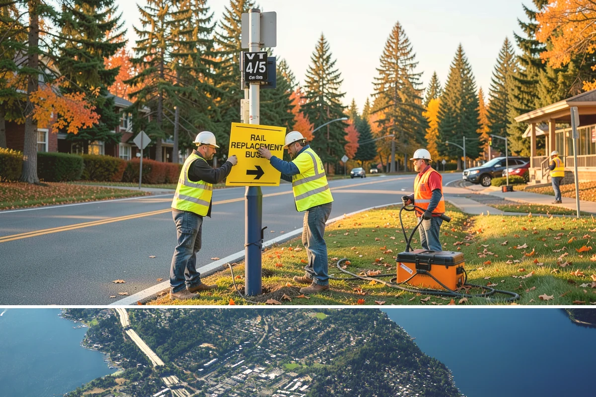 Park Signage in Mercer Island, King County, WA - Fabrication runs year-round, and installation is commonly timed for the spring shoulder season so new signage is in place ahead...