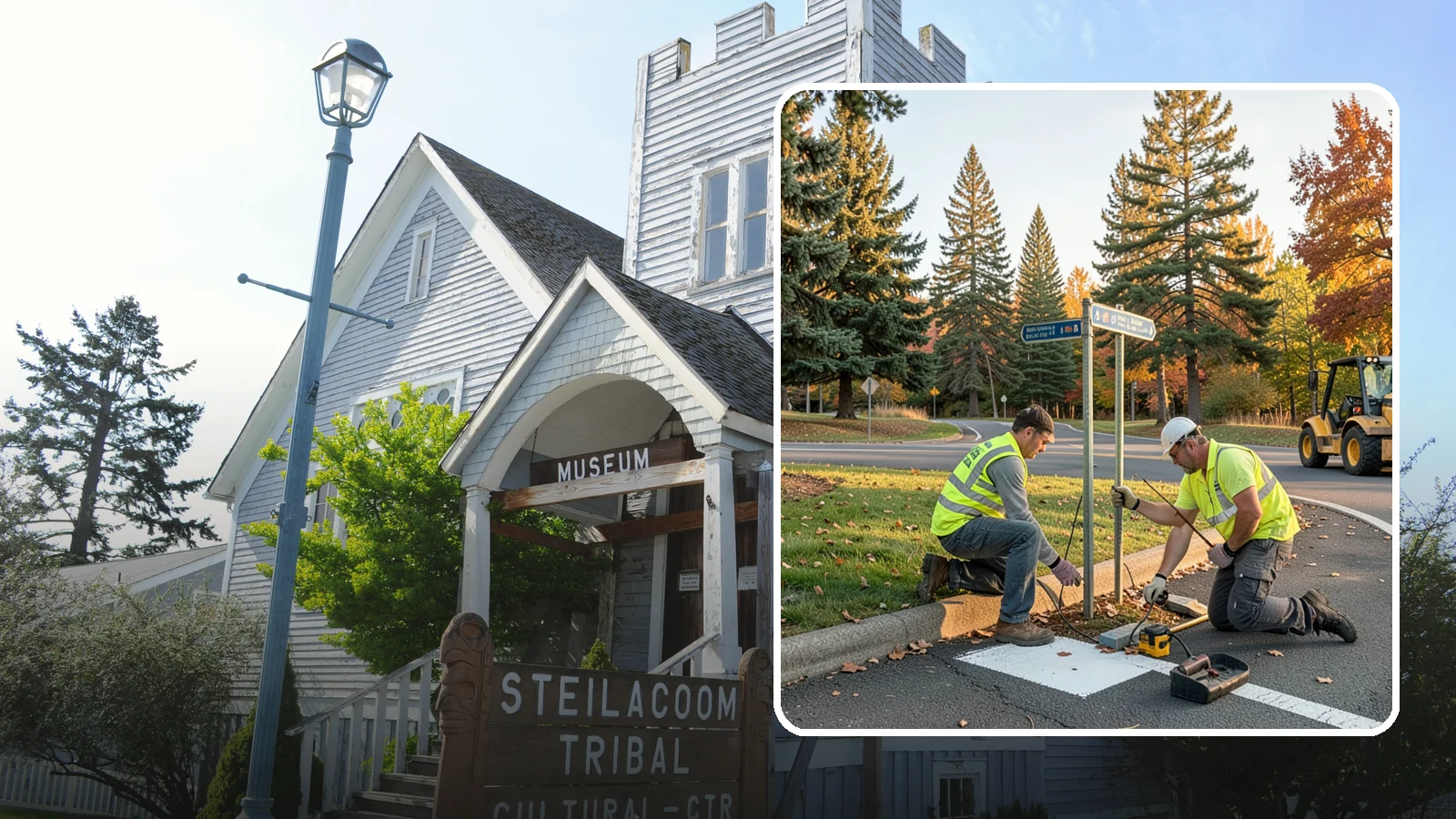 Park Signage in Steilacoom, Pierce County, WA - We fabricate and install park identity, rules, and hours signage that holds up to weather and public use.