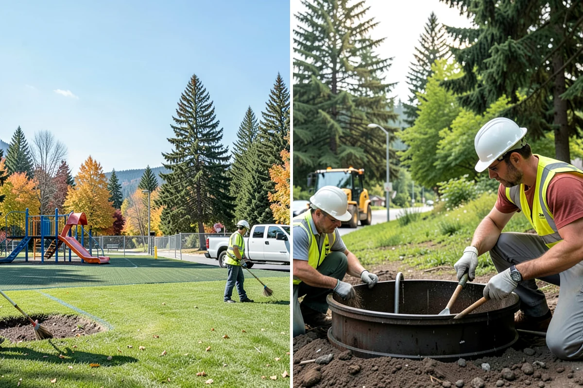 Park Tree Maintenance in Clyde Hill, King County, WA - Site walk and condition rating of park tree population