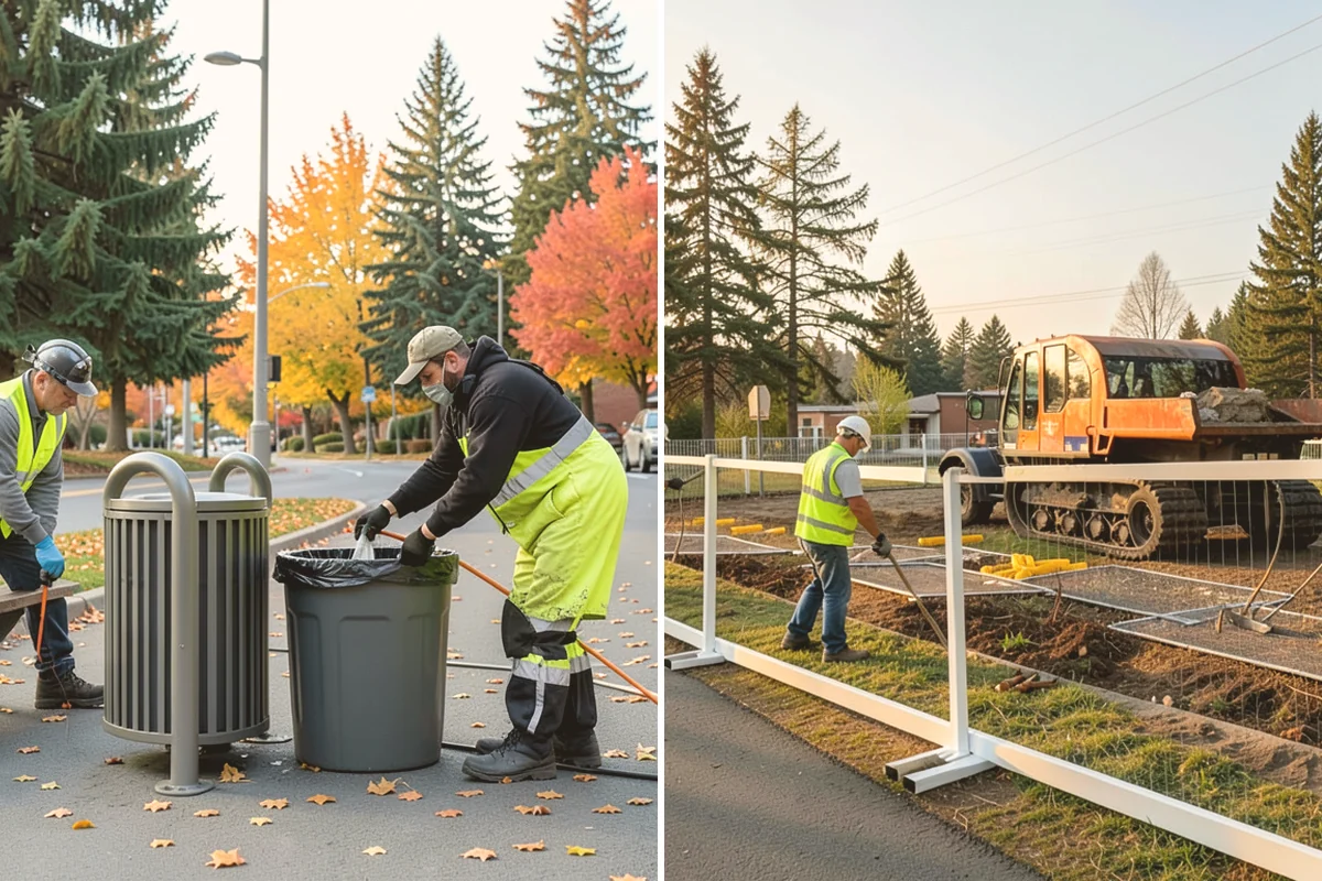 Park Tree Maintenance in Fife, Pierce County, WA - Site walk and condition rating of park tree population