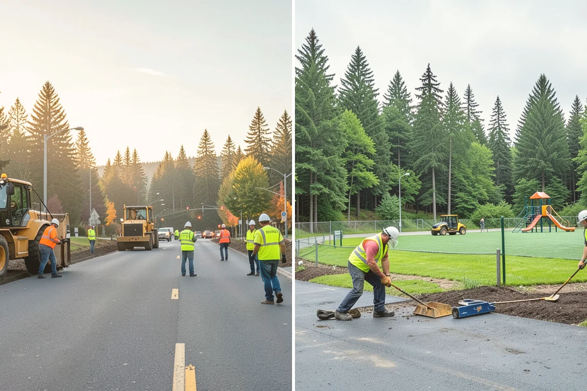 Park Tree Maintenance in Kent, King County, WA - Site walk and condition rating of park tree population