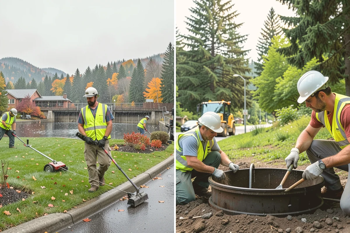 Park Tree Maintenance in Orting, Pierce County, WA - Site walk and condition rating of park tree population
