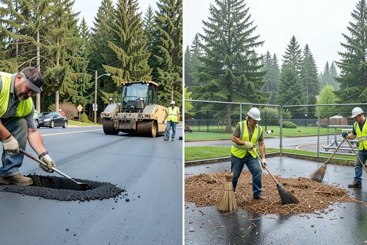 Park Tree Maintenance in Shoreline, King County, WA - Site walk and condition rating of park tree population