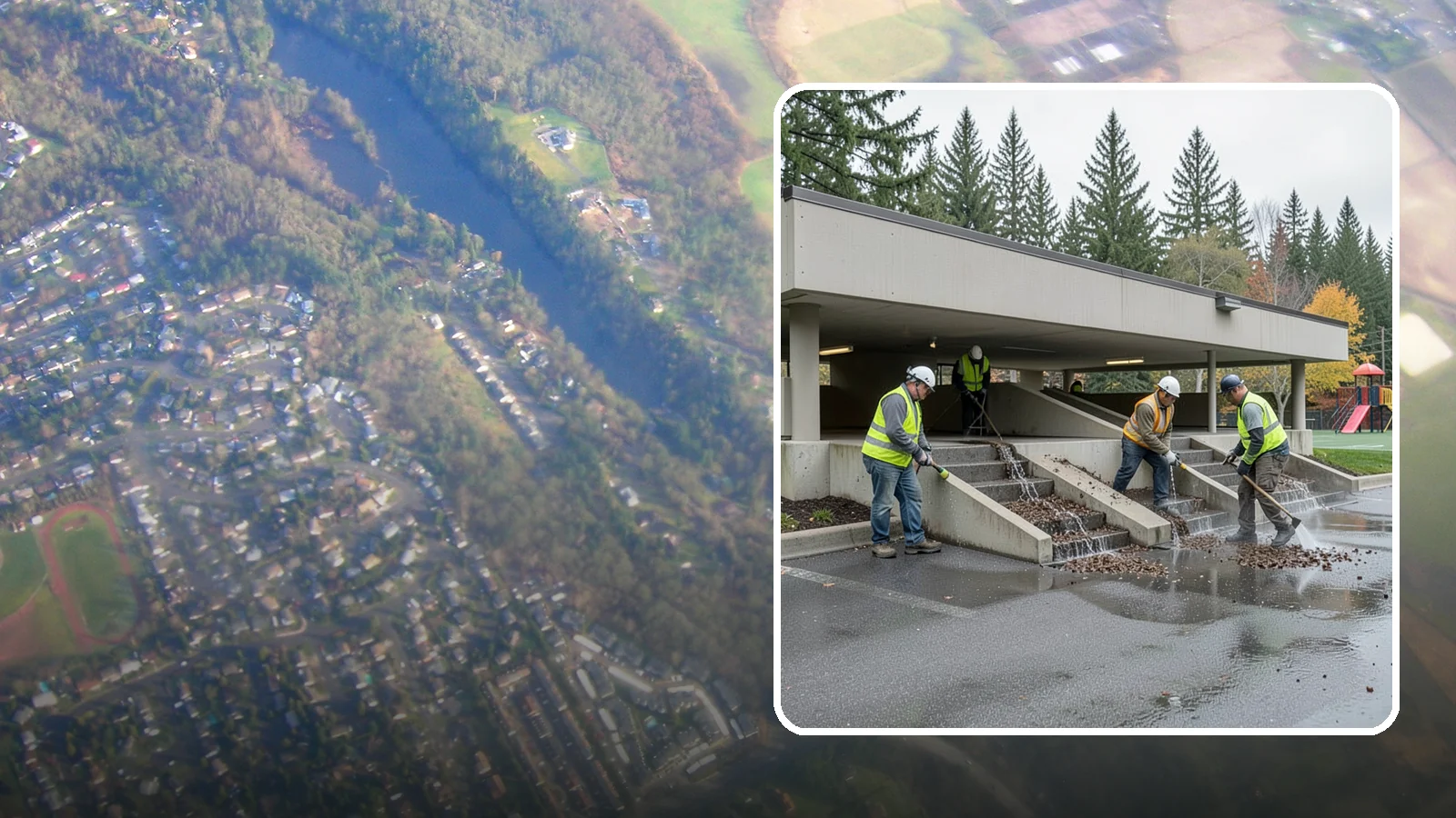 Parking Garage Cleaning in Algona, King County, WA - Clean multi-level public parking structures, including decks, stairwells, and drains, on a managed schedule.
