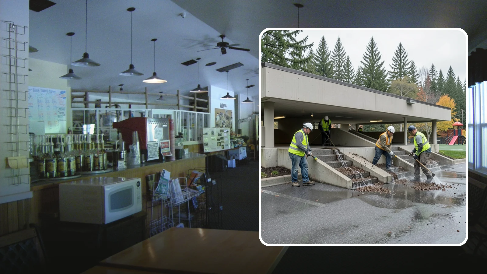 Parking Garage Cleaning in Black Diamond, King County, WA - Clean multi-level public parking structures, including decks, stairwells, and drains, on a managed schedule.