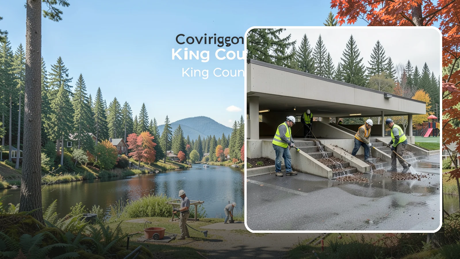 Parking Garage Cleaning in Covington, King County, WA - Clean multi-level public parking structures, including decks, stairwells, and drains, on a managed schedule.