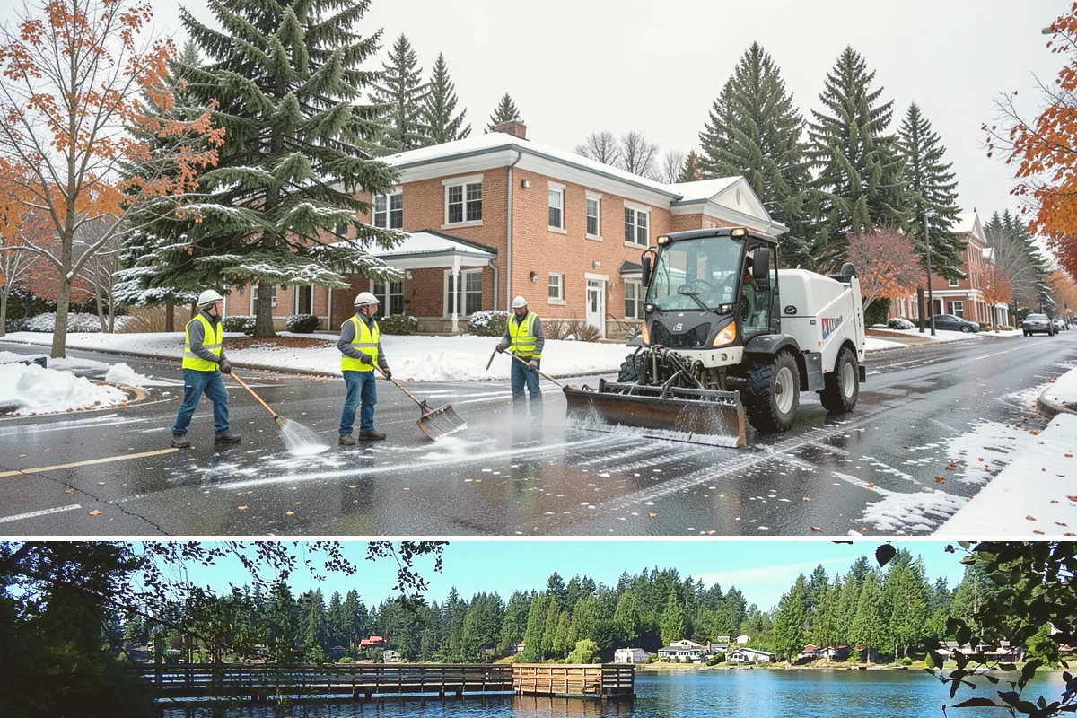 Parking Garage Cleaning in Federal Way, King County, WA - Interior garage cleaning can proceed in any season, though scheduling drier months eases wash-water management and level phasing.