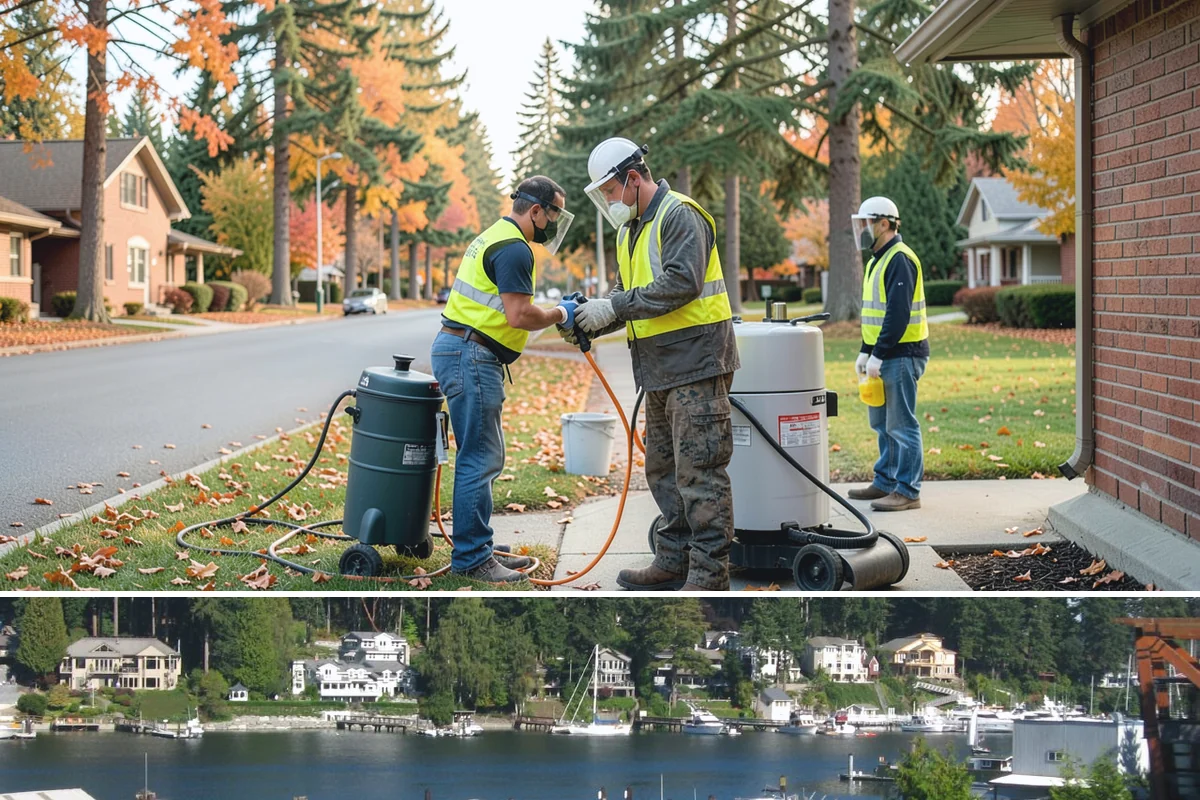 Parking Garage Cleaning in Gig Harbor, Pierce County, WA - Interior garage cleaning can proceed in any season, though scheduling drier months eases wash-water management and level phasing.