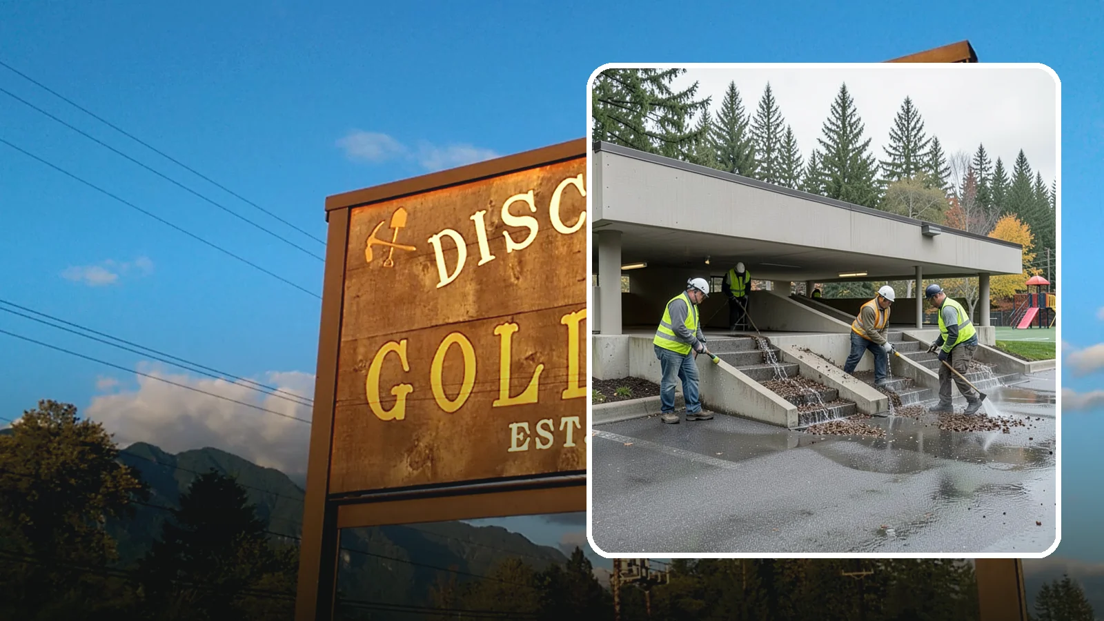 Parking Garage Cleaning in Gold Bar, Snohomish County, WA - Clean multi-level public parking structures, including decks, stairwells, and drains, on a managed schedule.