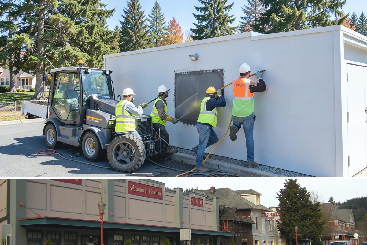 Parking Garage Cleaning in Issaquah, King County, WA - Interior garage cleaning can proceed in any season, though scheduling drier months eases wash-water management and level phasing.