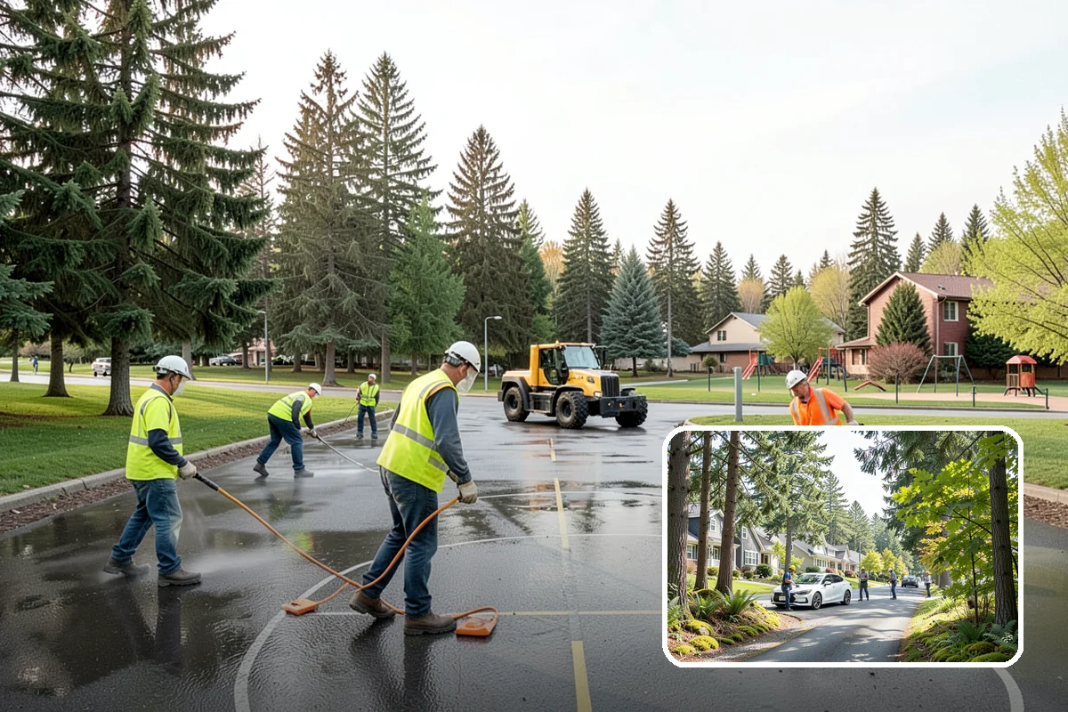 Parking Garage Cleaning in Normandy Park, King County, WA - Systematically cleans decks, ramps, stairwells, and lobbies