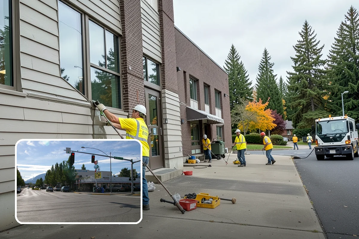Parking Garage Cleaning in North Bend, King County, WA - Systematically cleans decks, ramps, stairwells, and lobbies