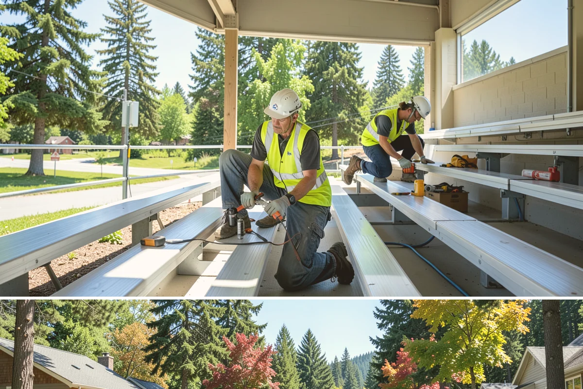 Parking Garage Cleaning in Orting, Pierce County, WA - Interior garage cleaning can proceed in any season, though scheduling drier months eases wash-water management and level phasing.