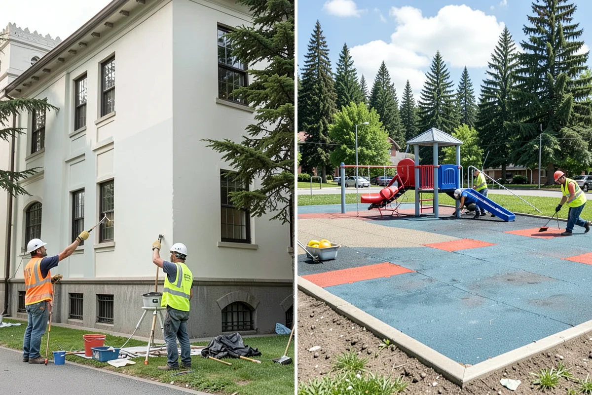 Parking Garage Cleaning in Puyallup, Pierce County, WA - Assess the structure level by level with facilities staff