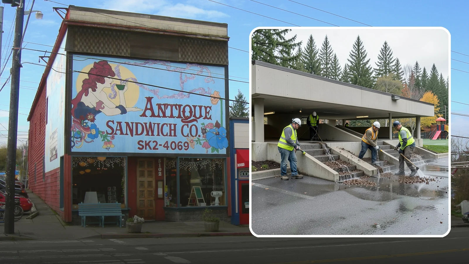 Parking Garage Cleaning in Ruston, Pierce County, WA - Clean multi-level public parking structures, including decks, stairwells, and drains, on a managed schedule.