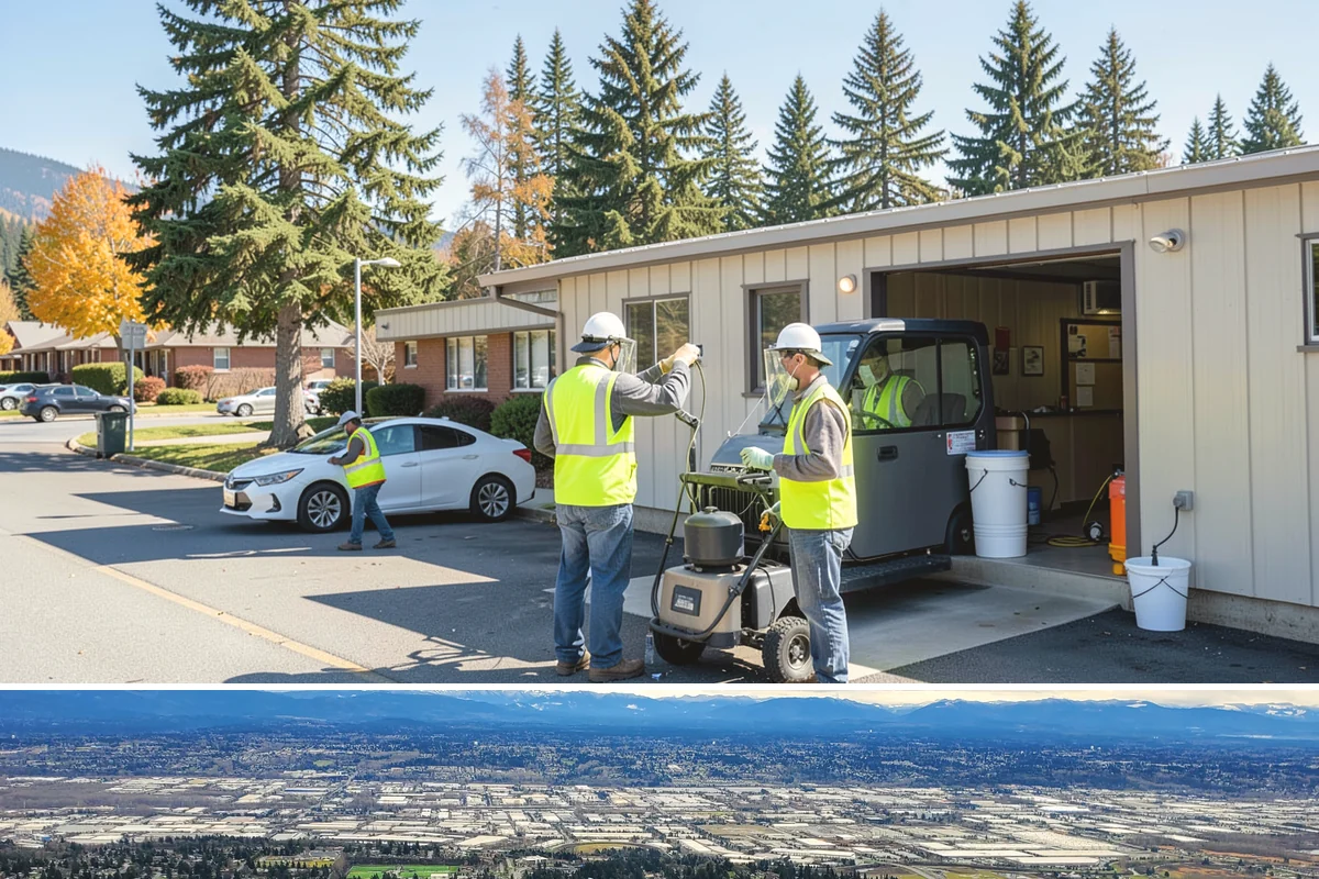 Parking Garage Cleaning in SeaTac, King County, WA - Interior garage cleaning can proceed in any season, though scheduling drier months eases wash-water management and level phasing.