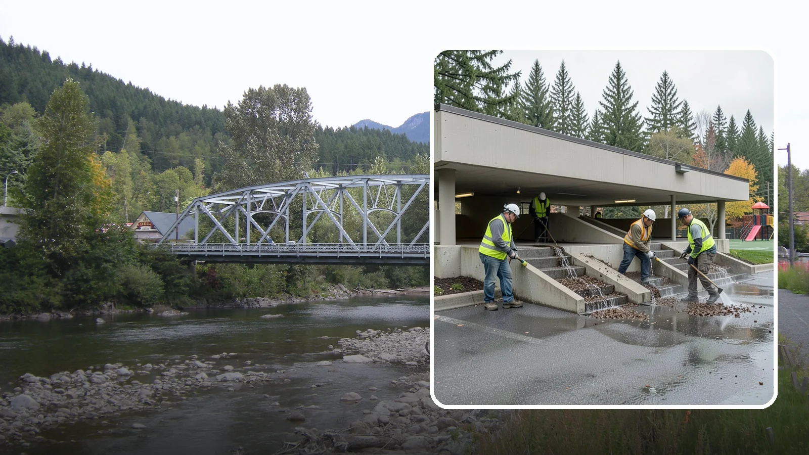 Parking Garage Cleaning in Skykomish, King County, WA - Clean multi-level public parking structures, including decks, stairwells, and drains, on a managed schedule.