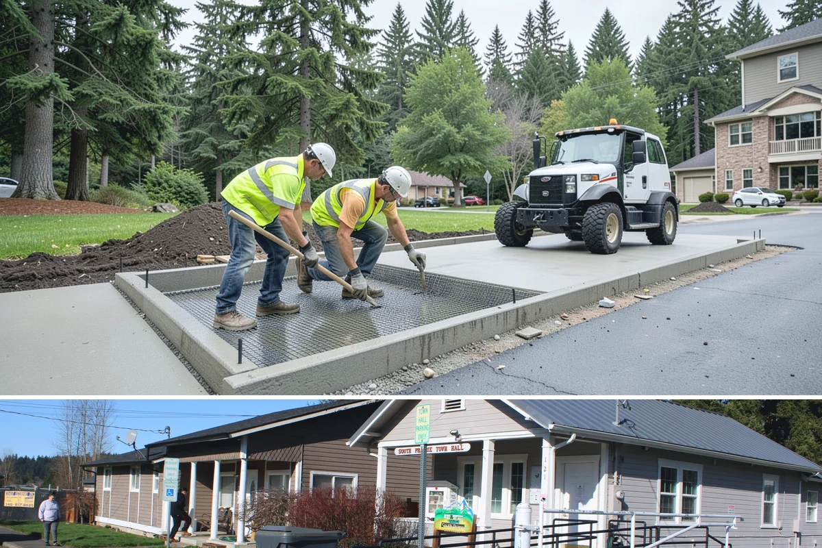 Parking Garage Cleaning in South Prairie, Pierce County, WA - Interior garage cleaning can proceed in any season, though scheduling drier months eases wash-water management and level phasing.