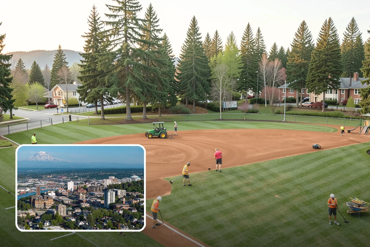 Parking Garage Cleaning in Tacoma, Pierce County, WA - Systematically cleans decks, ramps, stairwells, and lobbies