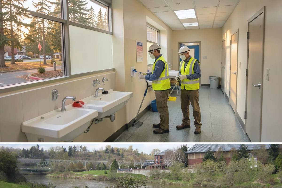 Parking Garage Cleaning in Tukwila, King County, WA - Interior garage cleaning can proceed in any season, though scheduling drier months eases wash-water management and level phasing.