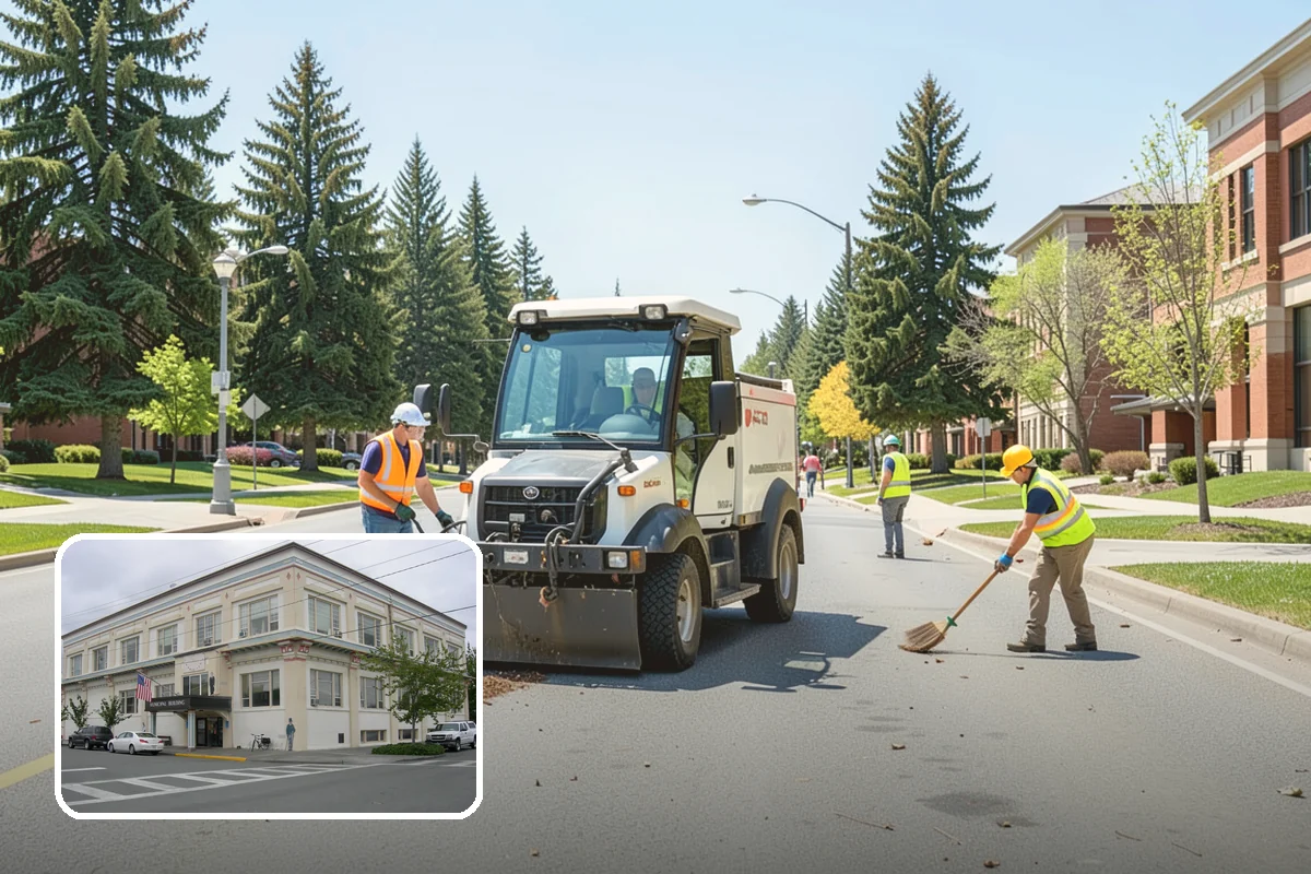 Parking Lot Cleaning in Anacortes, Skagit County, WA - Removes oil, gum, and grime that stain lot surfaces
